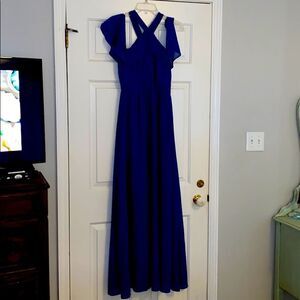 GORGEOUS BLUE FORMAL DRESS PROM WEDDING HOMECOMING SMALL